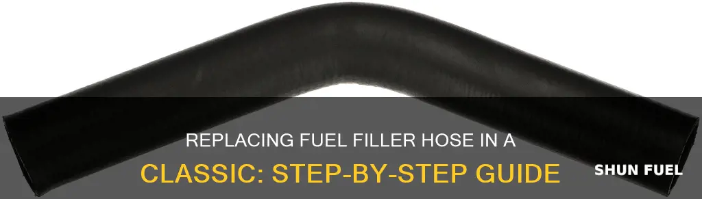 how to replace fuel filler hose 1970