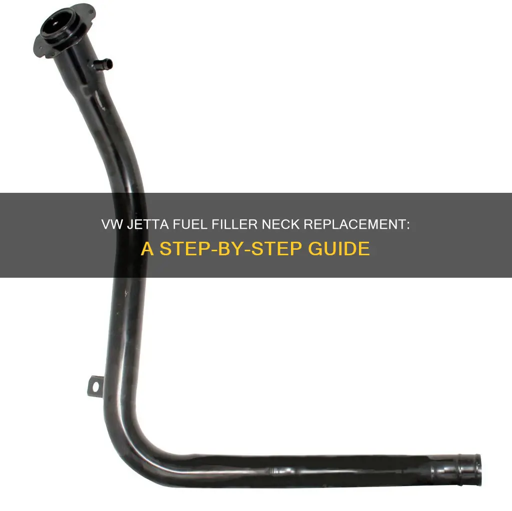 how to replace fuel filler neck 2000 vw jetta