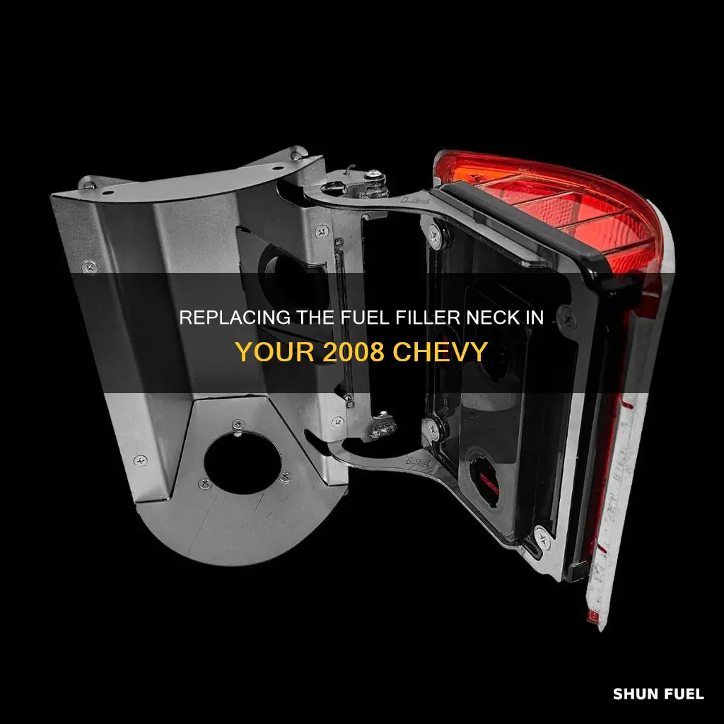 how to replace fuel filler neck 2008 chevy