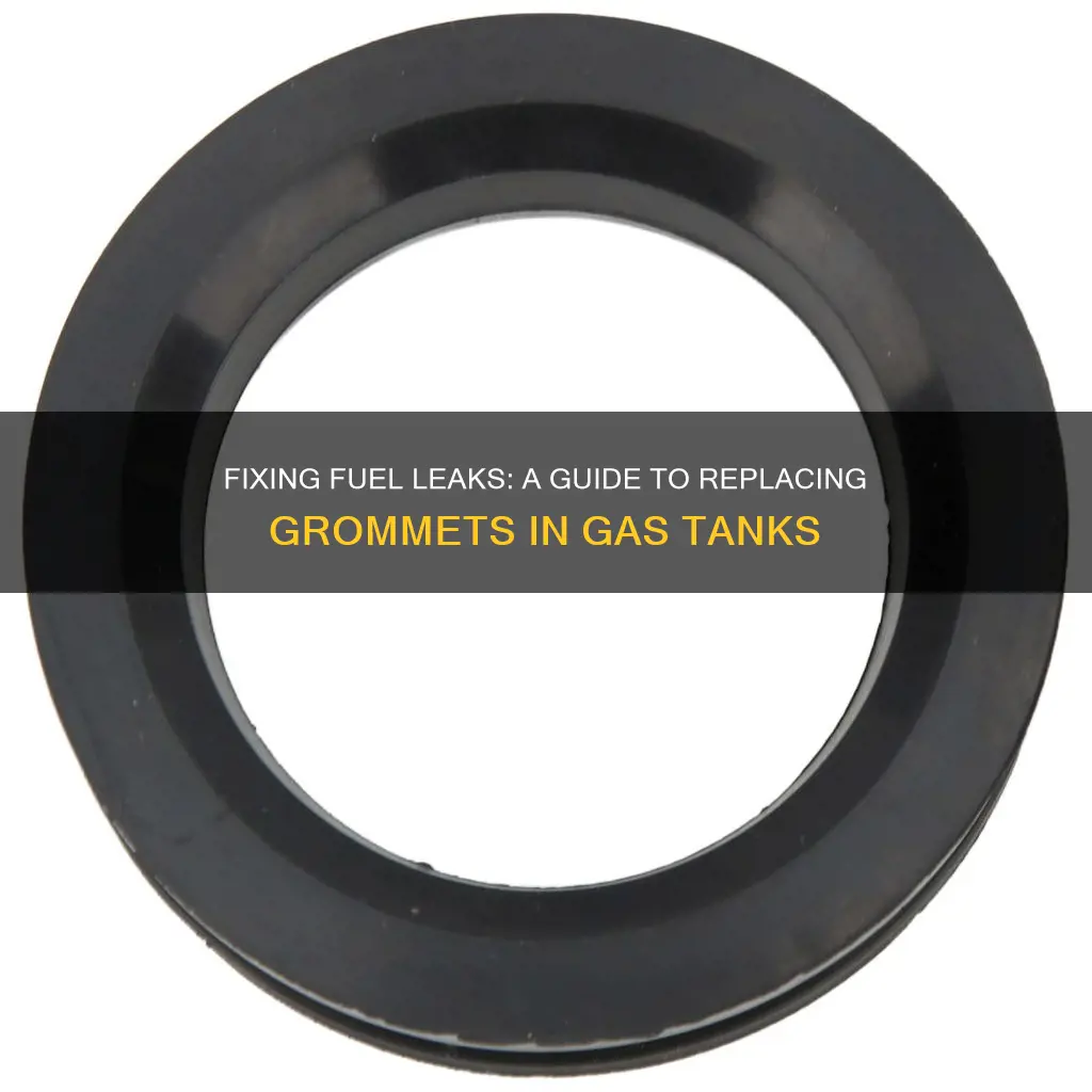 how to replace fuel filler neck grommett in gas tank