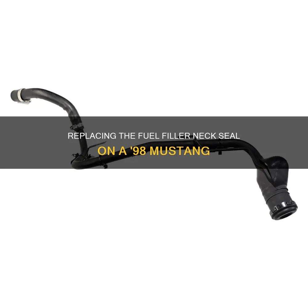 how to replace fuel filler neck seal on 98 mustang