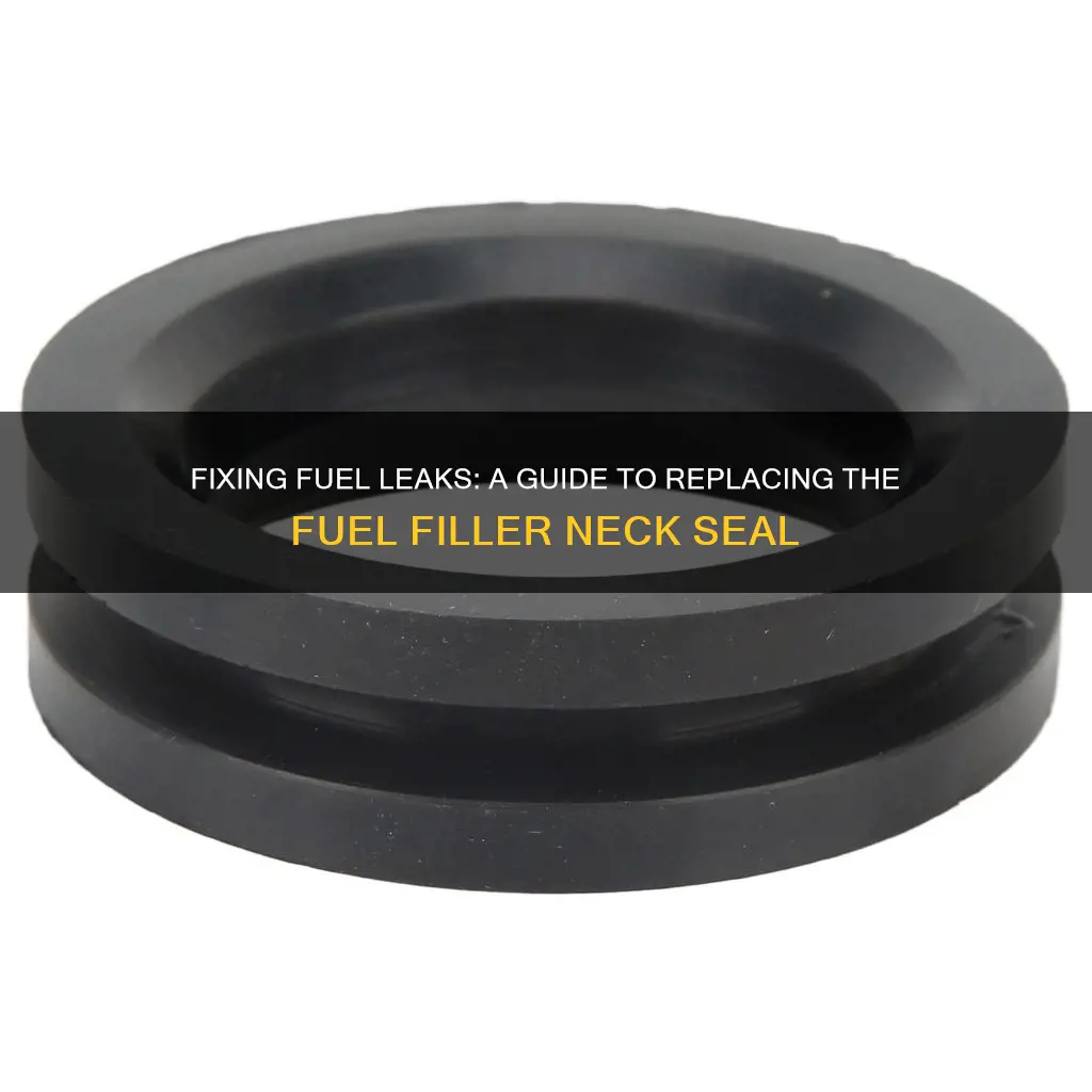 how to replace fuel filler neck seal