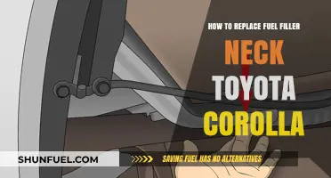 Toyota Corolla Fuel Filler Neck Replacement: A Step-by-Step Guide