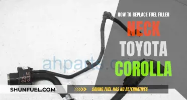 Replacing Fuel Filler Neck in Toyota Corolla: Step-by-Step Guide