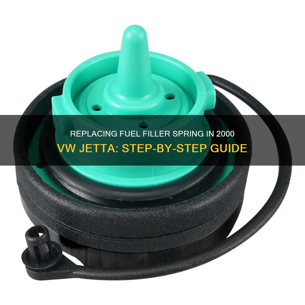 how to replace fuel filler spring 2000 vw jetta
