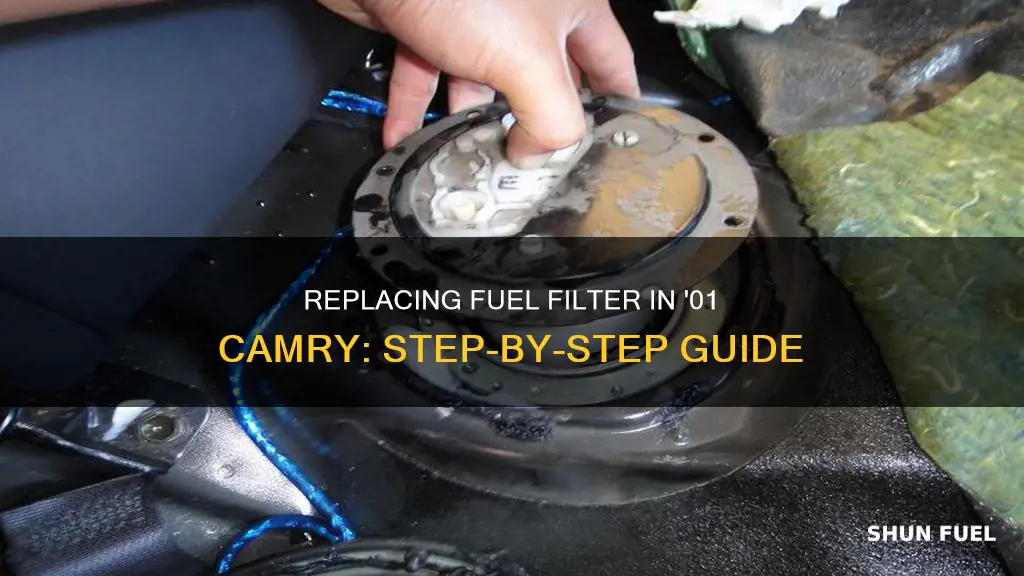 how to replace fuel filter 01 camry