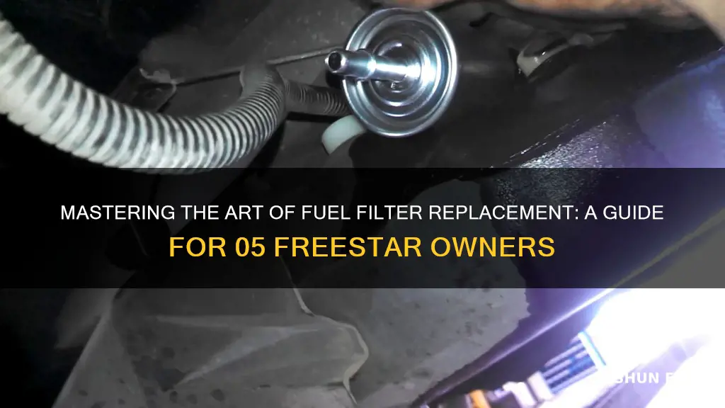 how to replace fuel filter 05 freestar