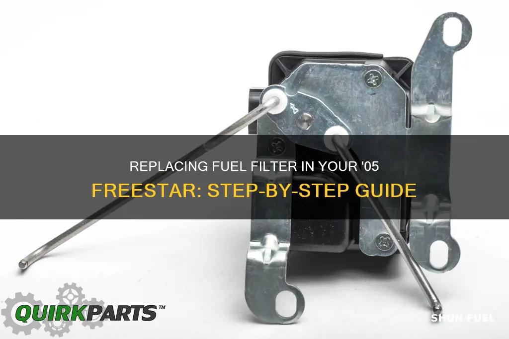 how to replace fuel filter 05 freestar