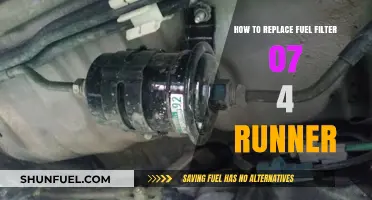 Replacing the Fuel Filter: A Step-by-Step Guide for Your 07 Toyota 4Runner