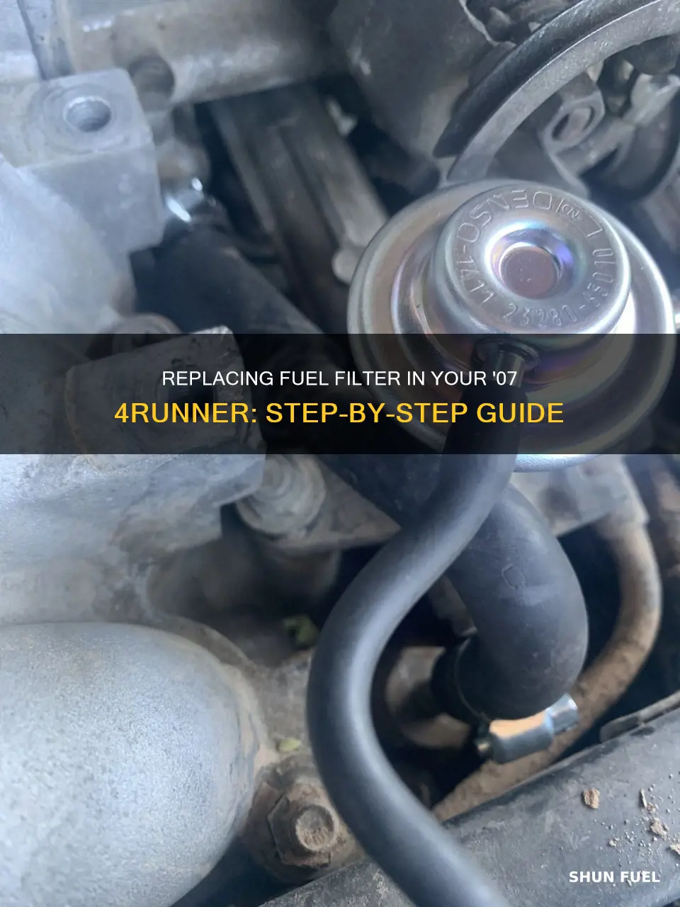 how to replace fuel filter 07 4 runner