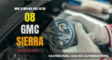 Replacing the Fuel Filter in Your 2008 GMC Sierra