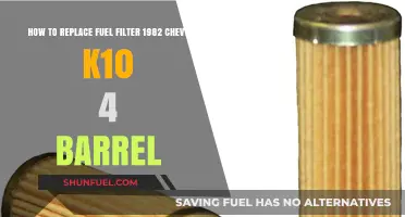 Chevy K10 Fuel Filter Swap: A Step-by-Step Guide