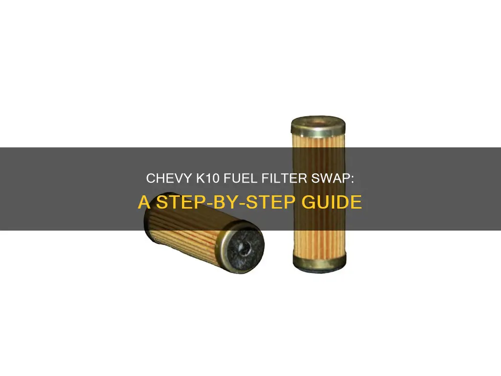 how to replace fuel filter 1982 chevy k10 4 barrel