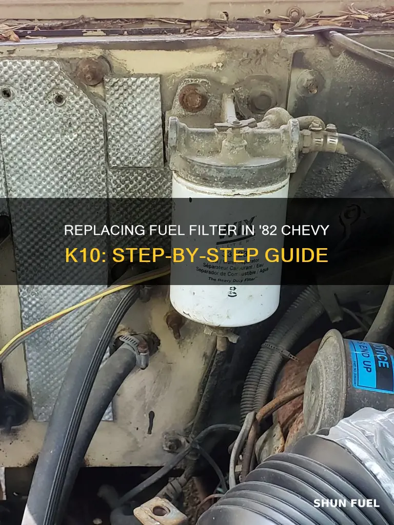 how to replace fuel filter 1982 chevy k10 4 barrel