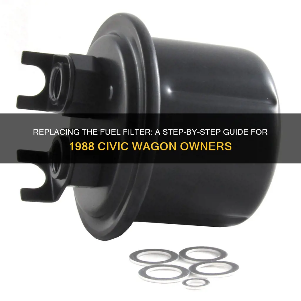 how to replace fuel filter 1988 civic wagovan