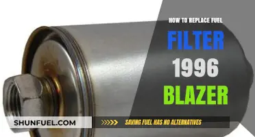 Blazer Fuel Filter Swap: A Step-by-Step Guide for 1996 Models