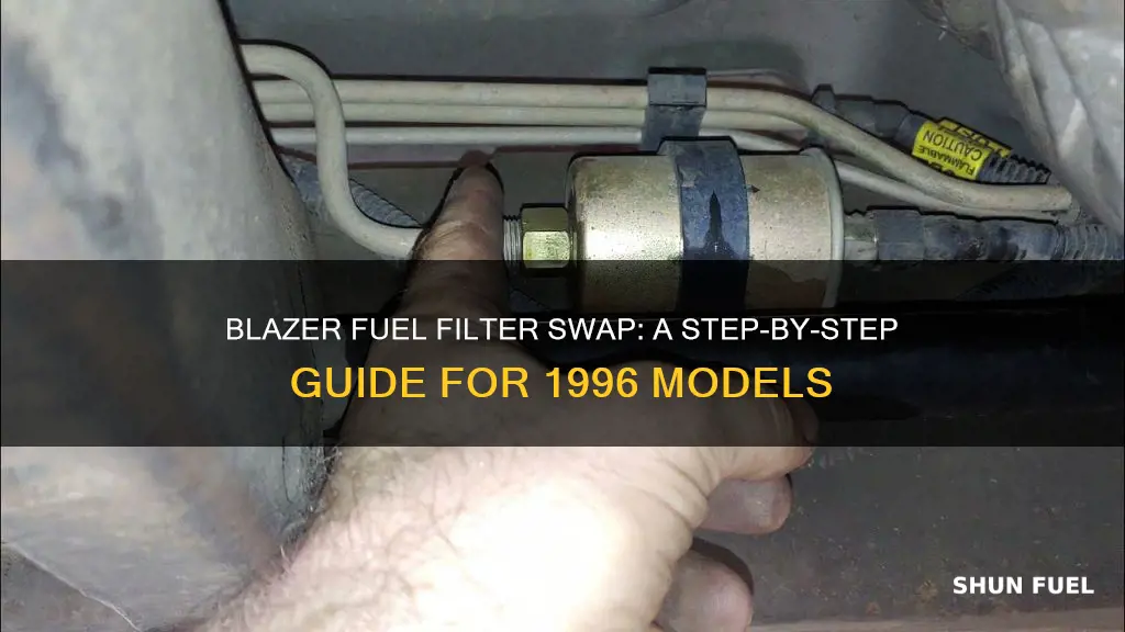 how to replace fuel filter 1996 blazer