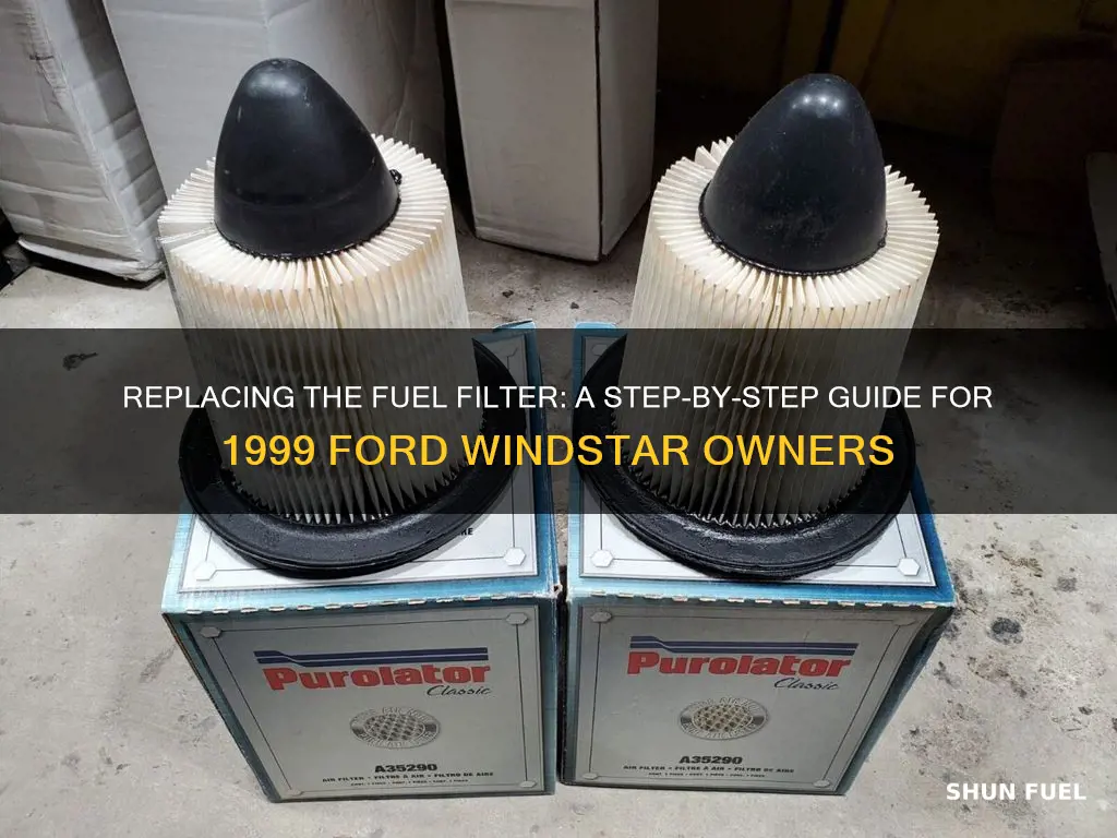 how to replace fuel filter 1999 ford windstar