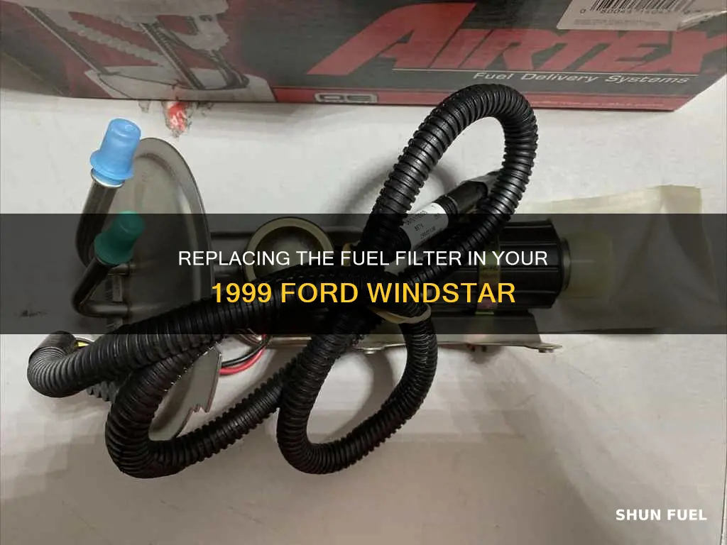 how to replace fuel filter 1999 ford windstar