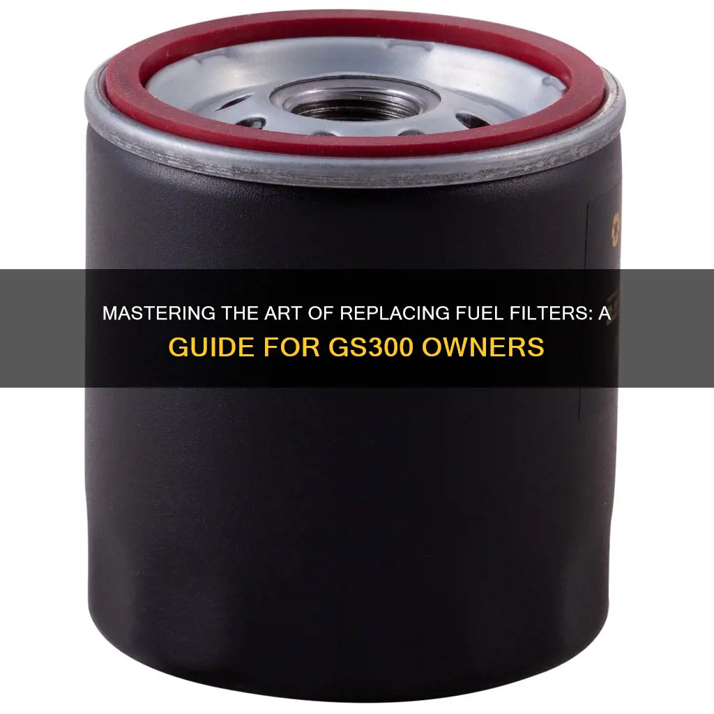 how to replace fuel filter 2001 gs300