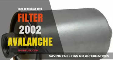 Mastering the Art of Fuel Filter Replacement: A Guide for 2002 Avalanche Owners