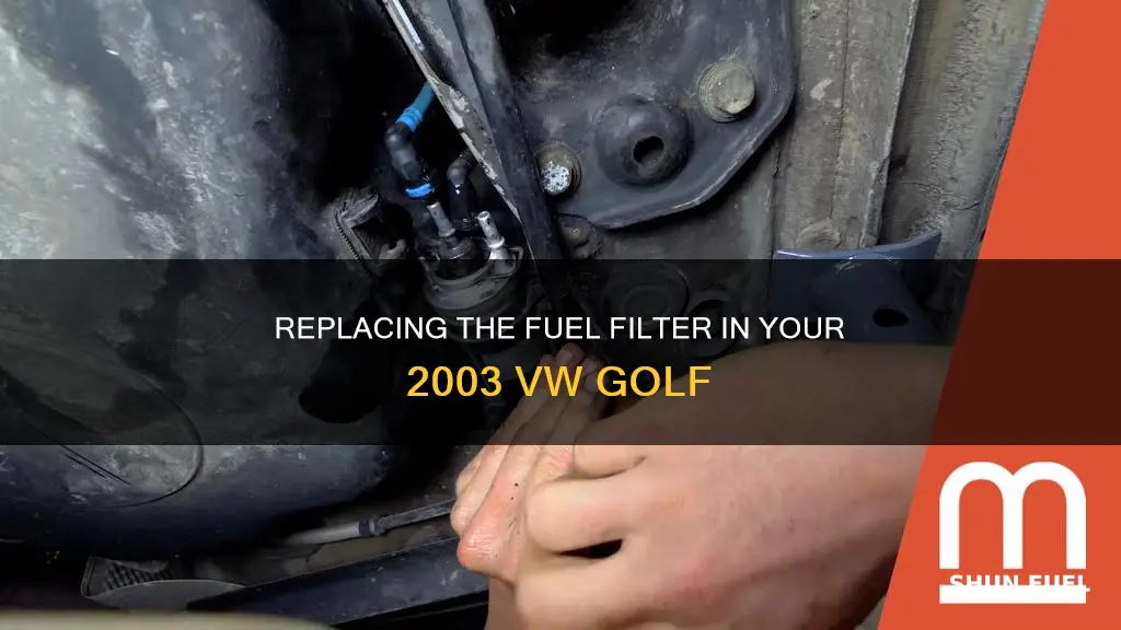 how to replace fuel filter 2003 vw golf