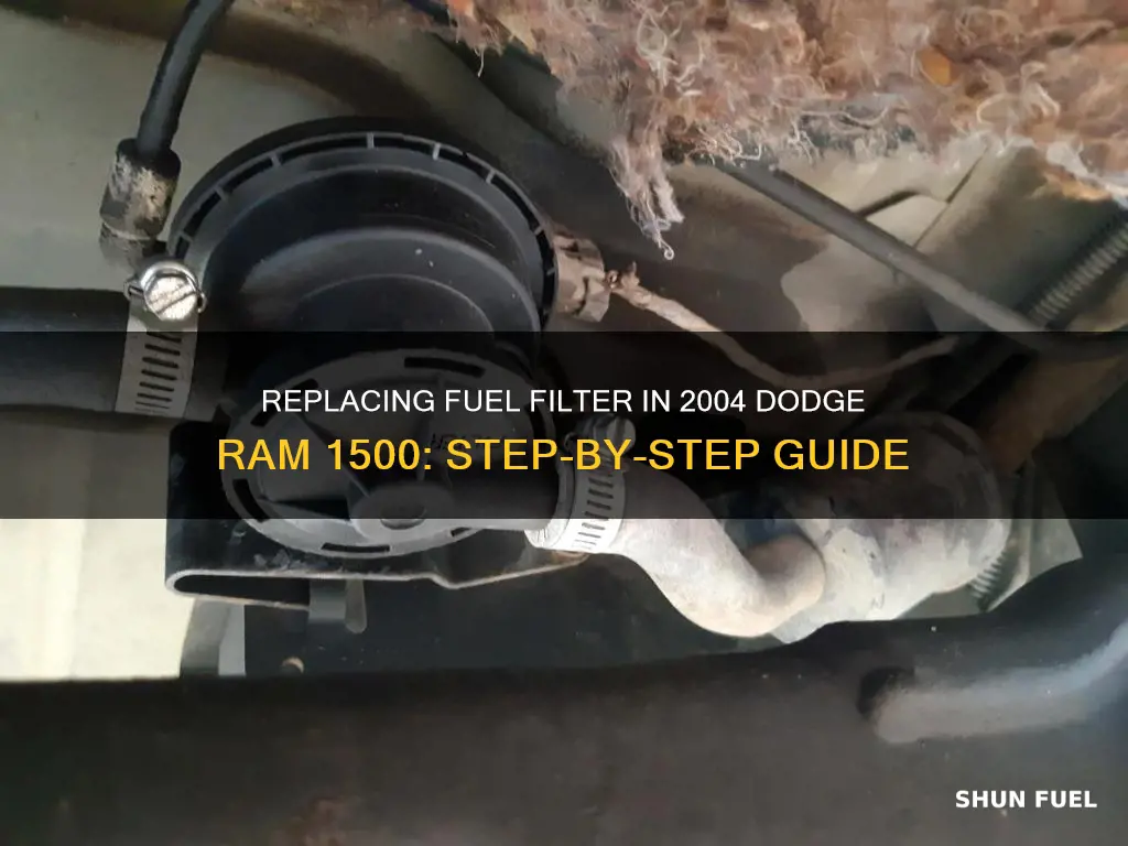 how to replace fuel filter 2004 dodge ram 1500