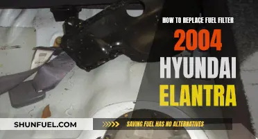Replacing the Fuel Filter in a 2004 Hyundai Elantra