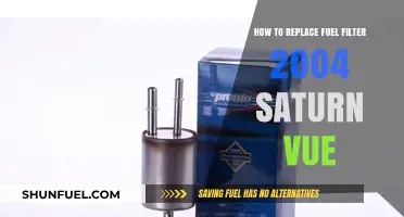 Replacing the Fuel Filter: A Step-by-Step Guide for 2004 Saturn Vue Owners