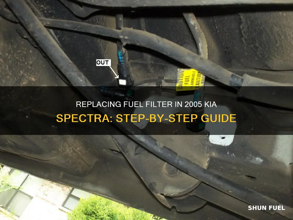how to replace fuel filter 2005 kia spectra