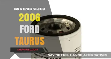 Replacing the Fuel Filter: A Step-by-Step Guide for 2006 Ford Taurus Owners