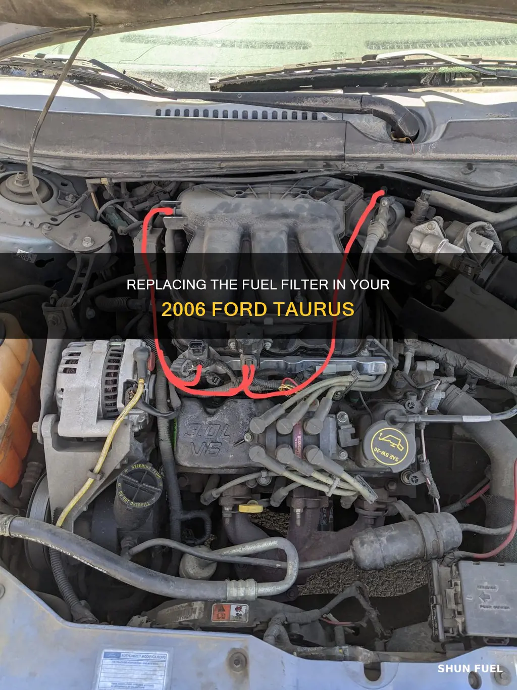 how to replace fuel filter 2006 ford taurus