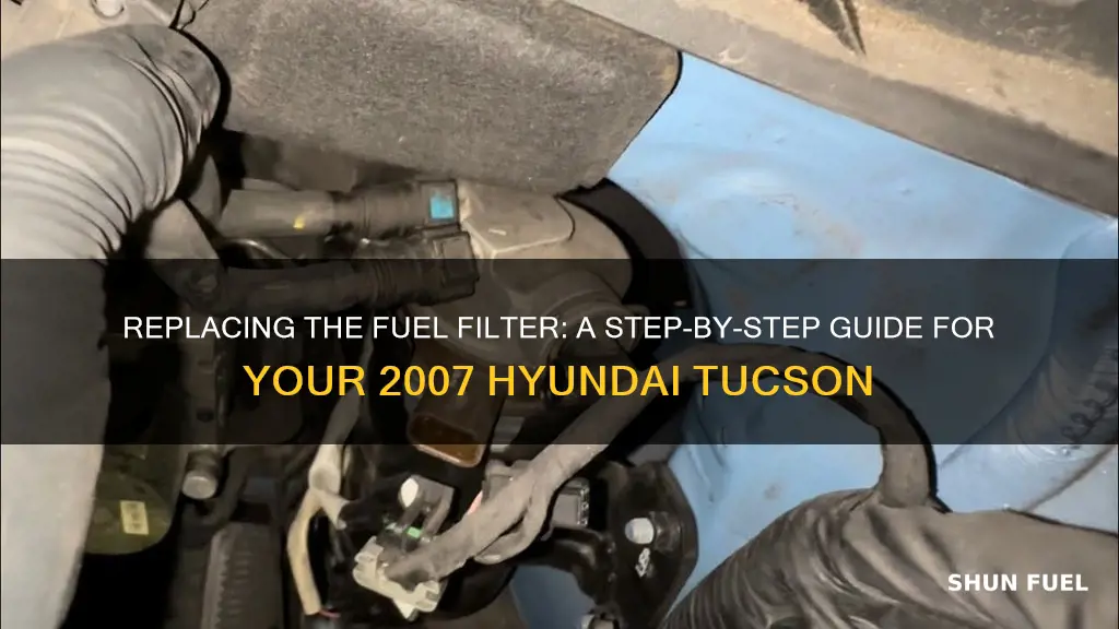 how to replace fuel filter 2007 hyundai tucson