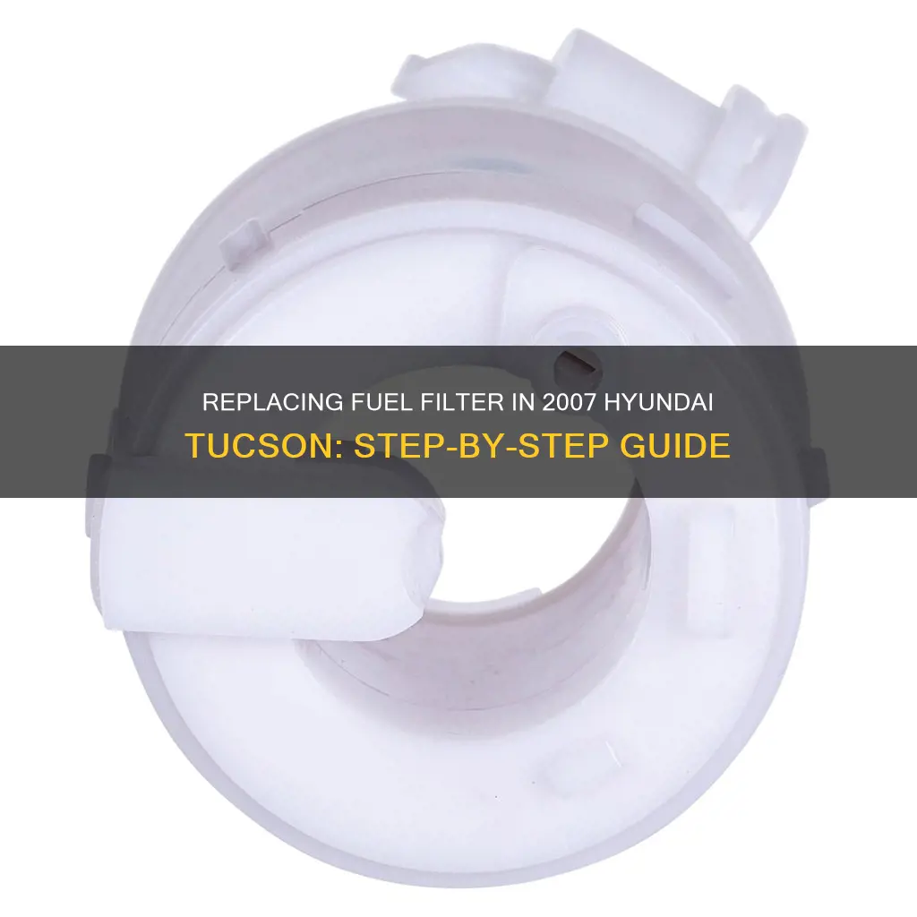 how to replace fuel filter 2007 hyundai tucson