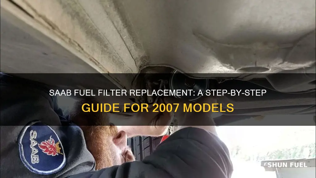 how to replace fuel filter 2007 saab