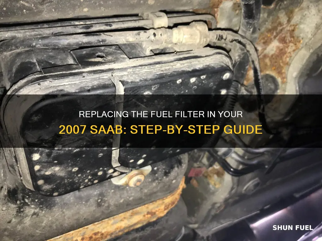how to replace fuel filter 2007 saab