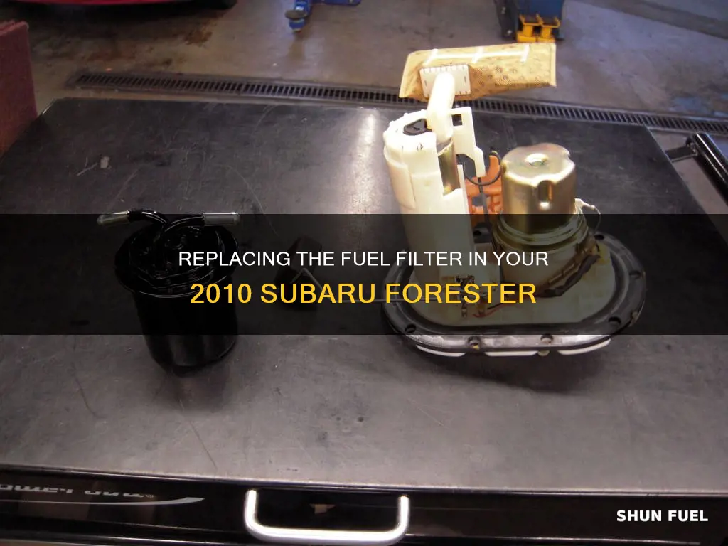 how to replace fuel filter 2010 subaru forester