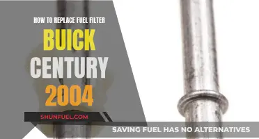 Replacing the Fuel Filter in Your 2004 Buick Century