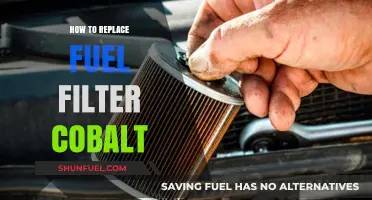 Cobalt Fuel Filter Replacement: A Step-by-Step Guide for DIY Mechanics