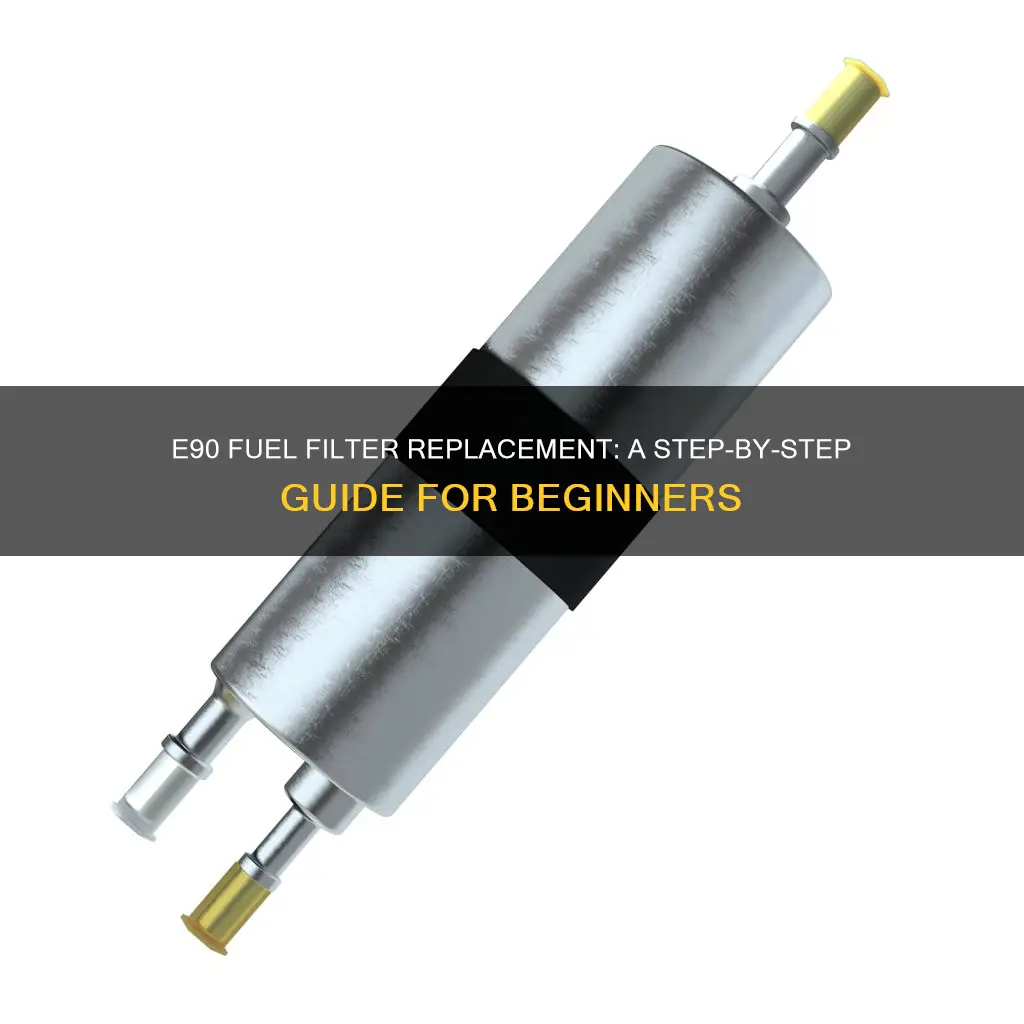 how to replace fuel filter e90