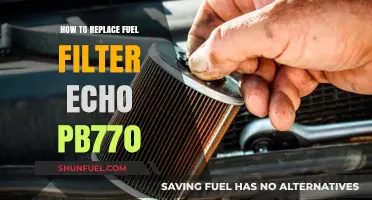 Mastering Fuel Filter Replacement: A Guide to Echo PB770