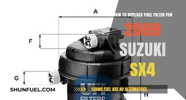 Fuel Filter Replacement: A Step-by-Step Guide for 2009 Suzuki SX4 Owners