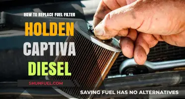 Replacing the Fuel Filter in Your Holden Captiva Diesel: A Step-by-Step Guide