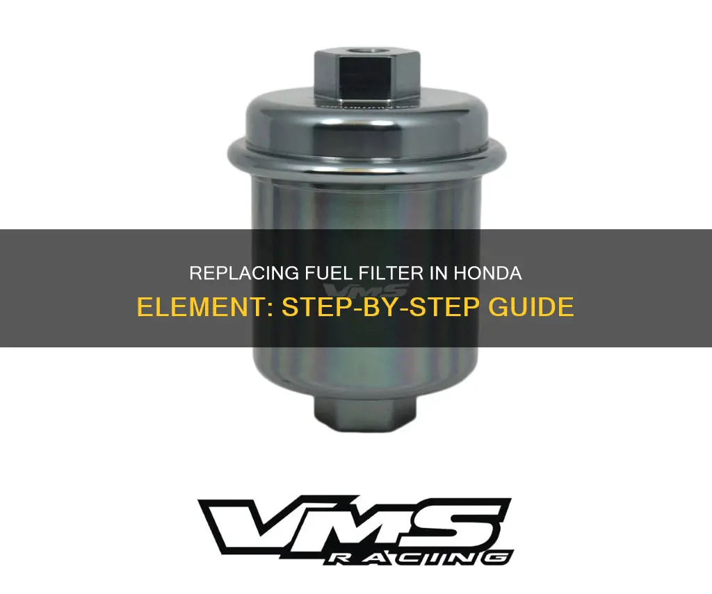 how to replace fuel filter honda element