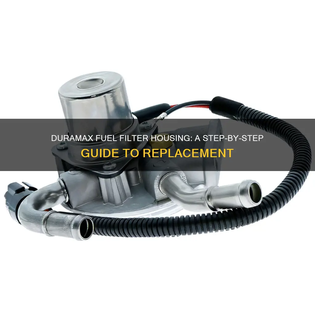 how to replace fuel filter housing 2001 duramax