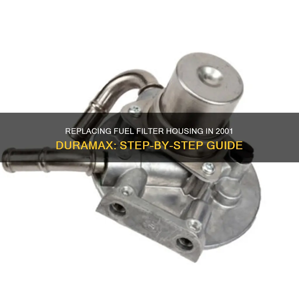 how to replace fuel filter housing 2001 duramax