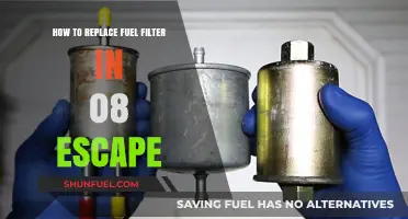 Replacing Fuel Filter in 2008 Escape: Step-by-Step Guide