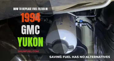 Replacing the Fuel Filter in a 1994 GMC Yukon