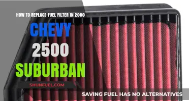 Step-by-Step Guide: Replacing the Fuel Filter in Your 2000 Chevy 2500 Suburban