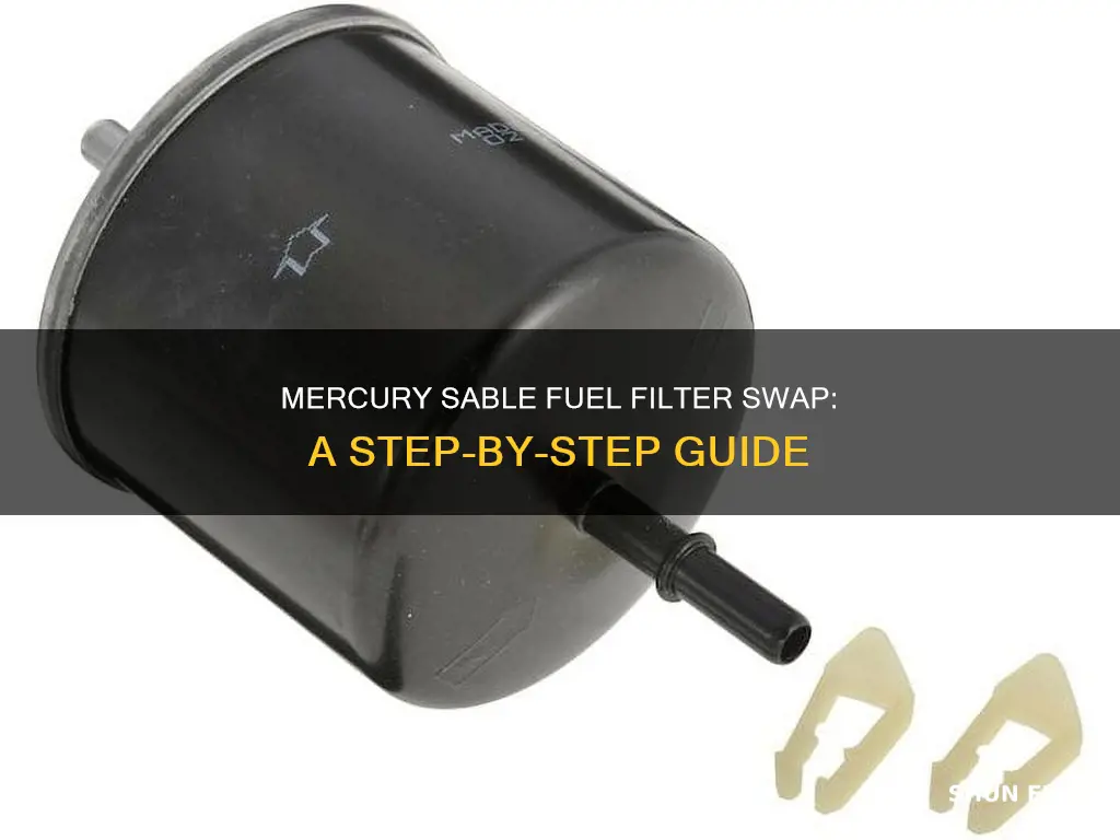 how to replace fuel filter in 2001 mercury sable